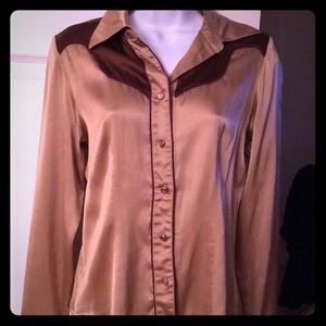 Bisou Bisou Vintage Silk Blouse.